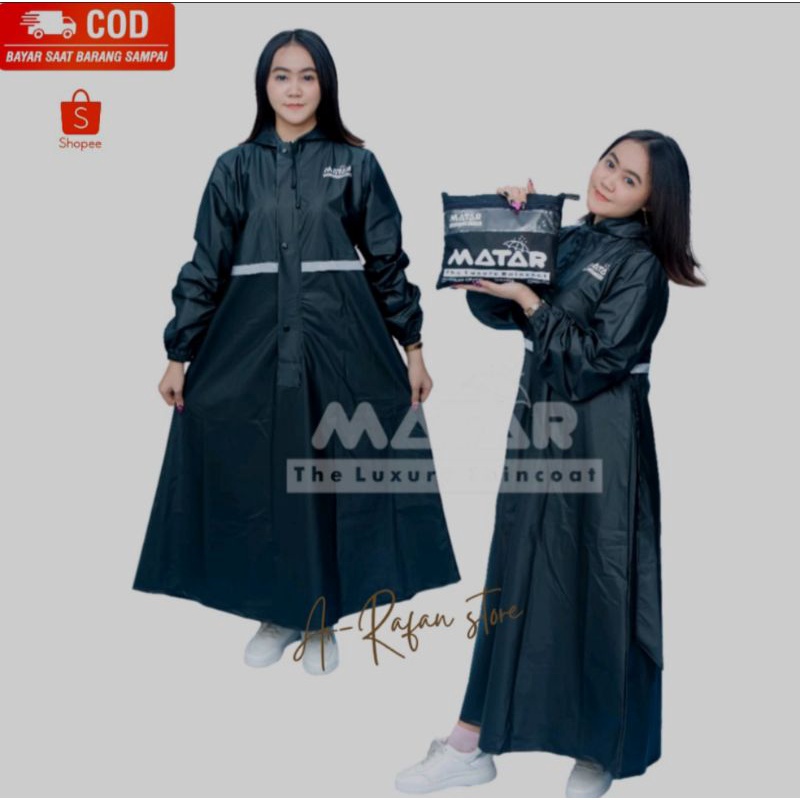 Jas Hujan Wanita Ukhti Raincoat
