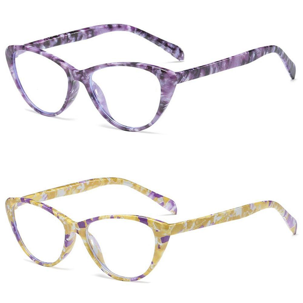 Populer Kacamata Baca Fashion Portable Bunga Vintage Ultra Ringan Frame