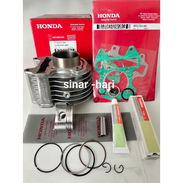 BLOK SEHER SET 3 AITM (KVY) HONDA ORIGINA+  BEAT KARBU+   SCOOPY KARBU +SPACY KARBU OLD LAMA