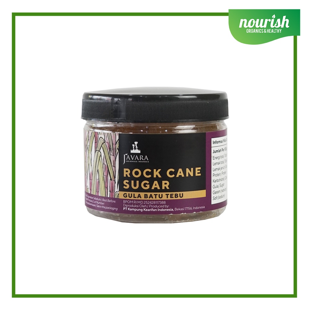 

Javara, Unbleached Rock Sugar 250 gr/Gula Batu-Jkut