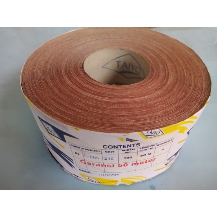 Amplas Aneka - Amplas Roll Taiyo Grid 60 80 100 120 150 180 200 220 240 320