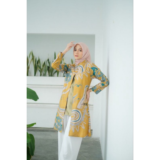 Tunik Jumbo Batik wanita MODERN ASJ SA HRB029 Kenongo