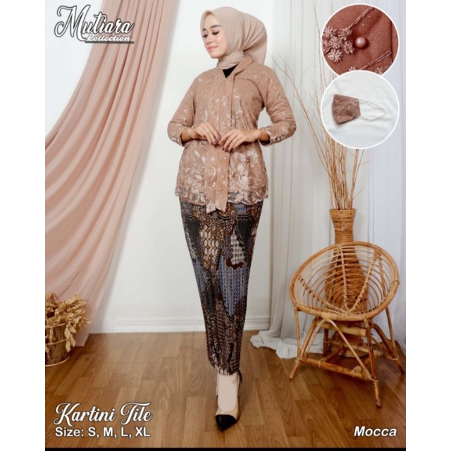 Atasan kebaya brukat floy//kebaya wisuda//kebaaya kartini