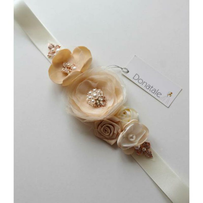 Belt Korsase belt Wedding hiasan gaun baju pesta