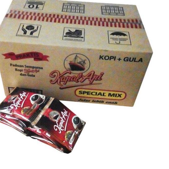 

♙ Kopi Kapal api mix 10 sachet x 12 renceng / dus ♕