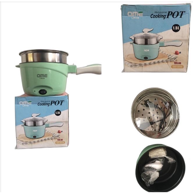 Panci Masak Listrik Q2 22cm Electrik Heating/Heater Bowl Stainless