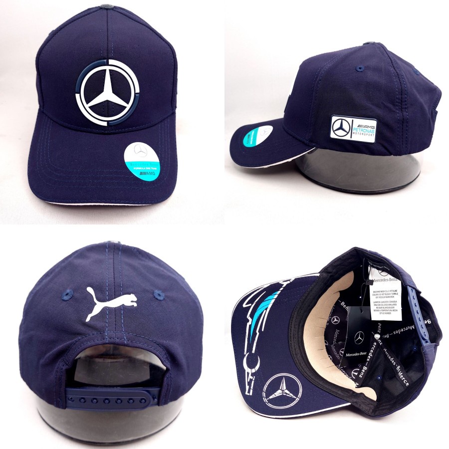 TOPI SNAPBACK FORMULA 1 F1 MERCEDES NAVY