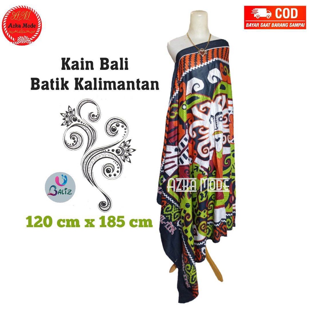 Kain Pantai Kain Bali Pantai - Kain Bali Motif Batik Kalimantan Jumbo - Sarung Pantai SEMBILAN MODE - Sarung Bali - Kain Pantai - Kain Katun Jepang - Kain Untuk Hiasan Dinding - Kain Untuk Plafon Mobil Truk Dan Mobil 3/4 Lainnya