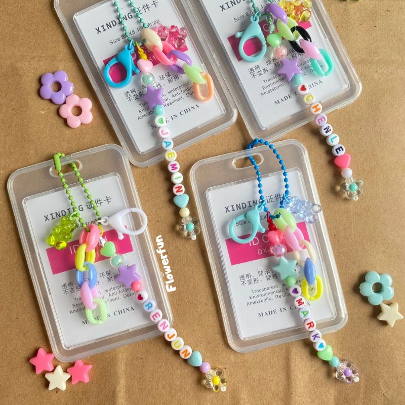 Card Holder Deco + keychain NCT Dream/Custom Nama (Baca Deskripsi Box)