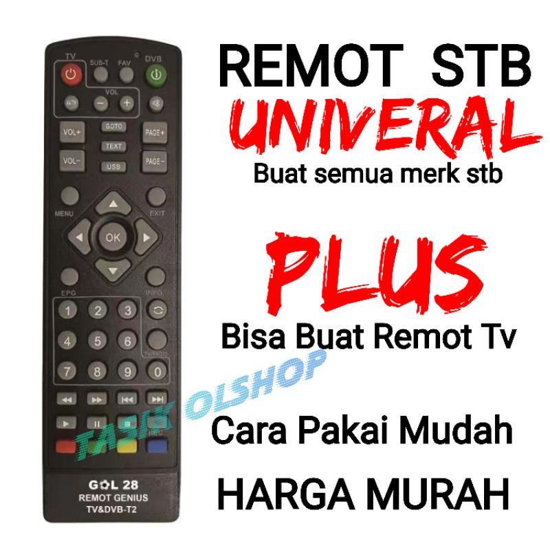 PROMO REMOT STB UNIVERSAL PLUS TV