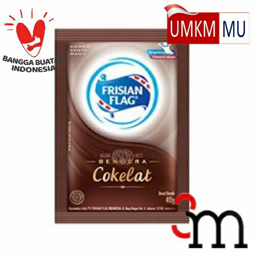 

Kental-Manis- Frisian Flag - Bendera Kental Manis Cokelat (1 Renceng = 6 Sachet) -Manis-Kental