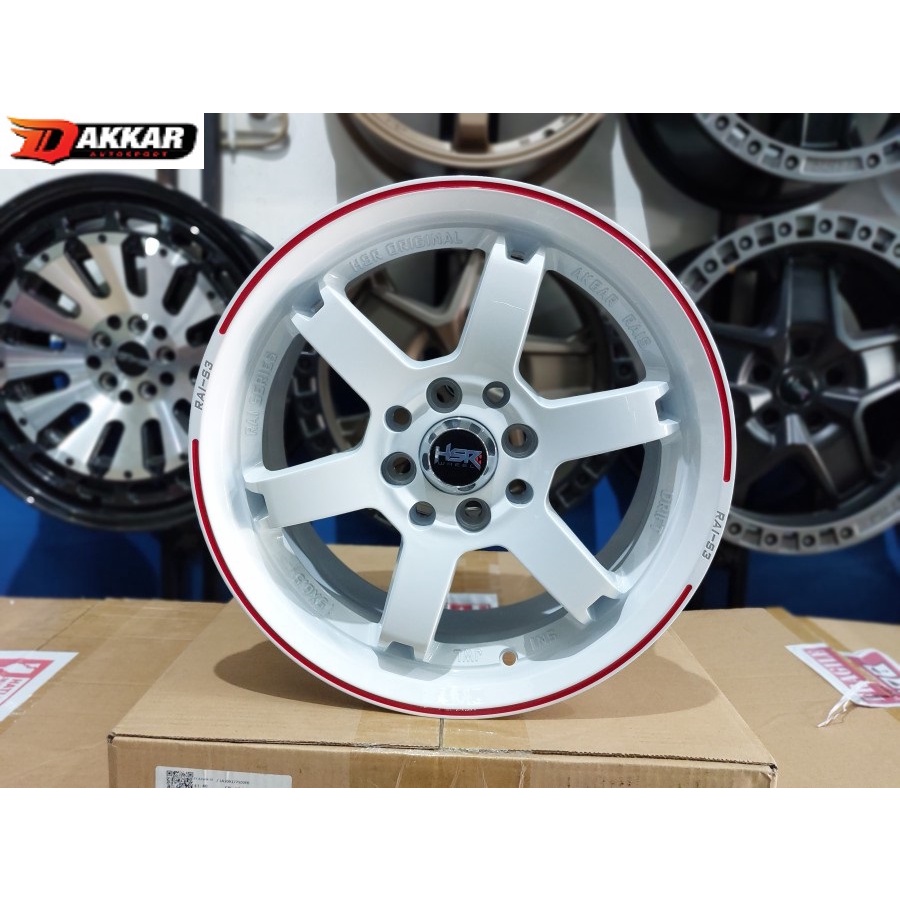 Velg R15 Warna Putih Untuk Brio Ayla Sirion Splash Dll Velg Hsr Rai S3 Ring 15 Velg Hsr Original
