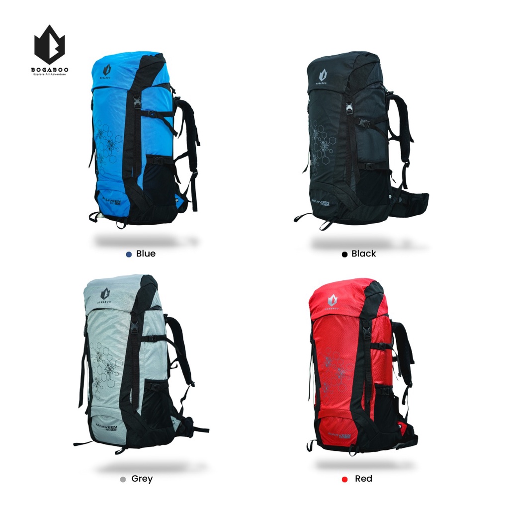 COD Tas Carrier Bogaboo SERI Mahven PRO 45 Liter + 10 L - Tas Keril  Camping Outdoor - Tas Ransel Gunung - Tas  Hiking