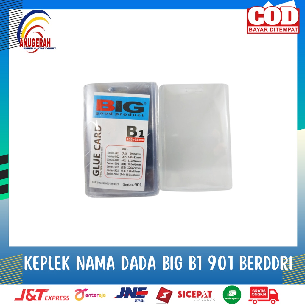 

KEPLEK NAMA DADA BIG B1 901 BERDDRI (PCS)