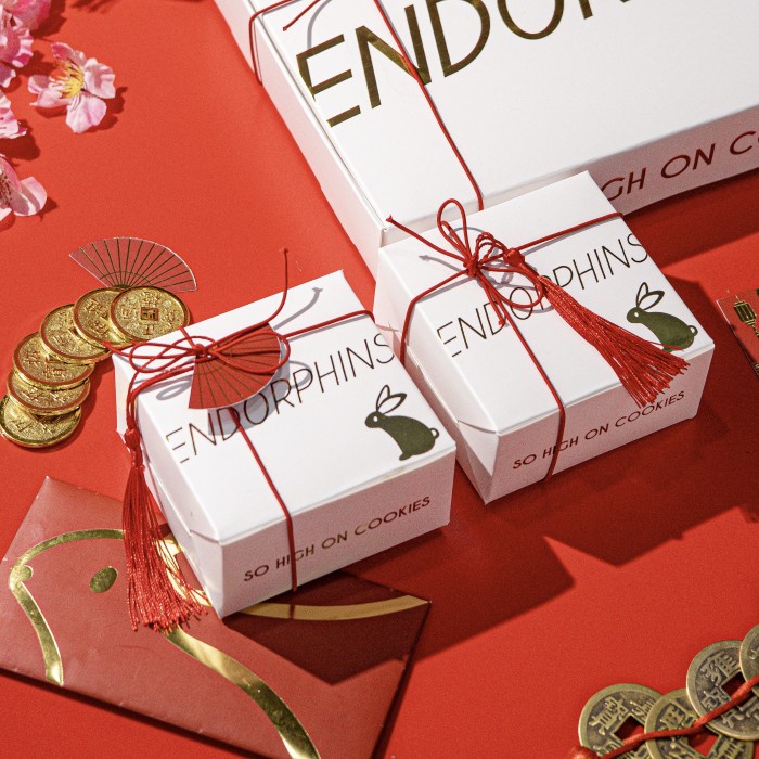 

Terlaris ✨ - Endorphins' Chinese New Year Hampers Package - Box of 2 Cookies - Paket Classic 2.1.23