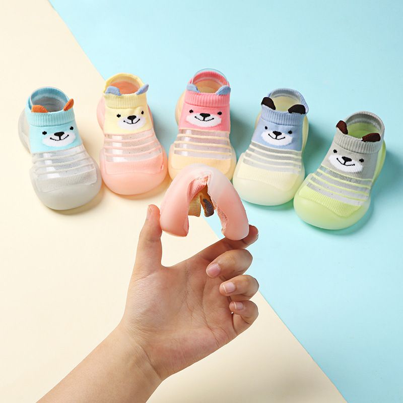 Sepatu Karet Bayi Anak Transparan Pendek Usia 1-2 tahun Import