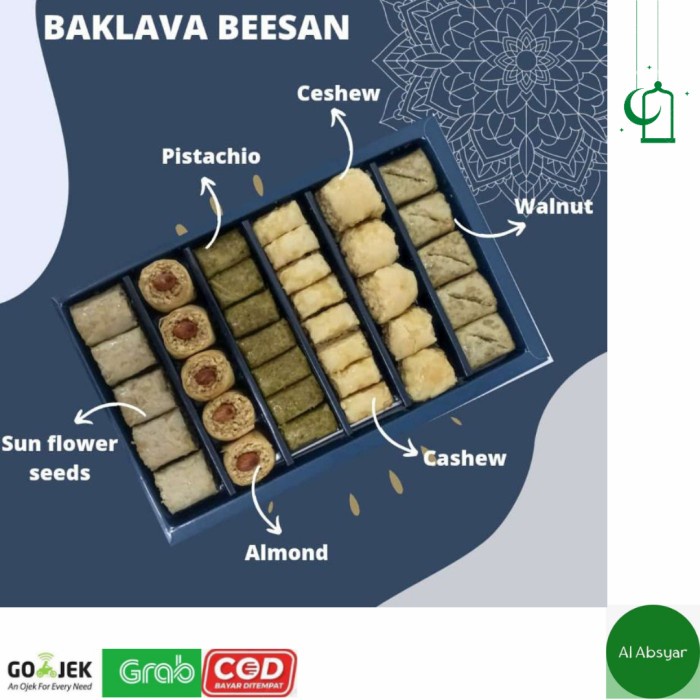 

Baklava BEESAN - Camilan Cemilan Kuliner Turki Manisan Baklava