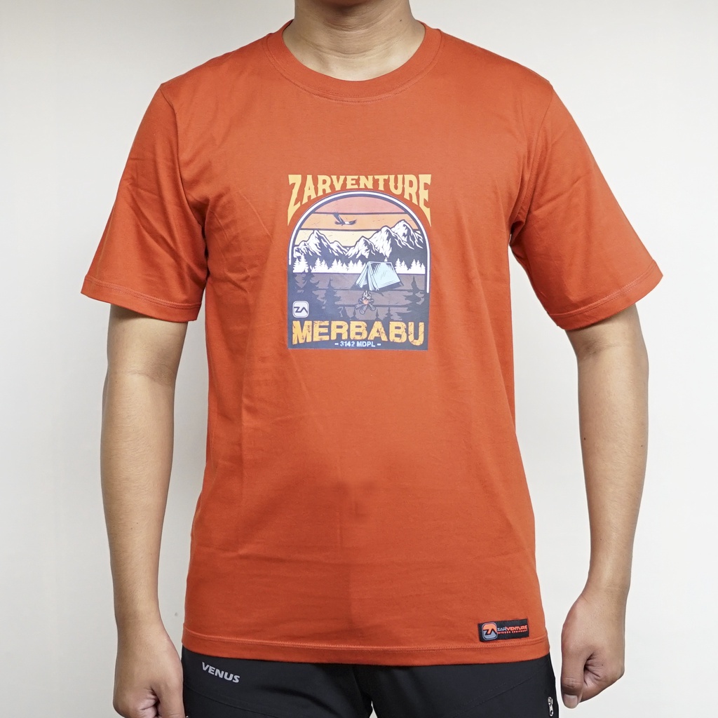 kaos tshirt tema adventure hiking zarventure 1004