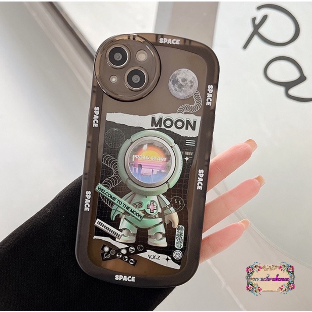 SS135 SOFTCASE MOTIF SPACE MOON FOR REALME C2 C1 5 5I C3 9I C11 C12 C25 C15 C20 C11 2021 C21Y C25Y C30 C31 C33 C35 NARZO 50I 50A PRIME SB4701