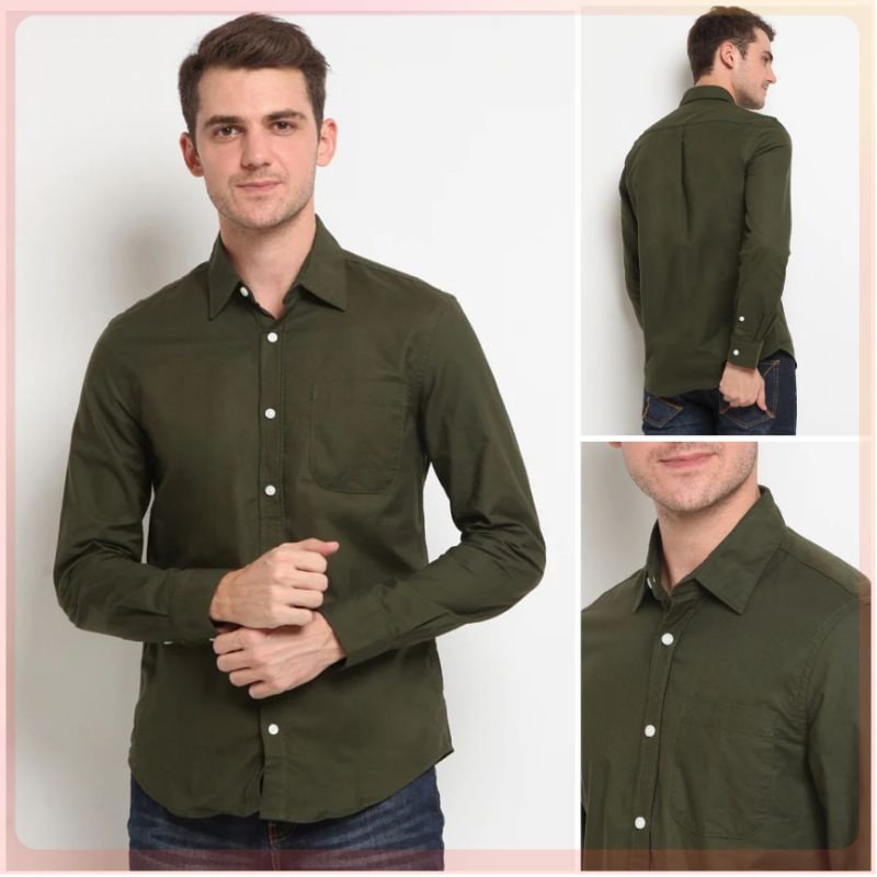 THE EXECUTIVE KEMEJA PRIA LENGAN PANJANG OXFORD ORIGINAL