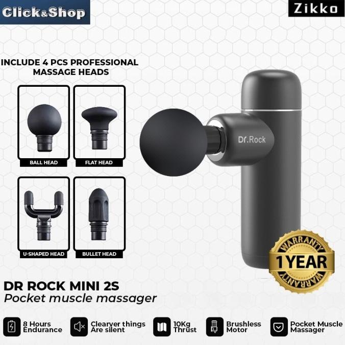 Promo ZIKKO Dr.Rock Mini 2s Pocket Massage Gun -Alat Pijat Elektrik