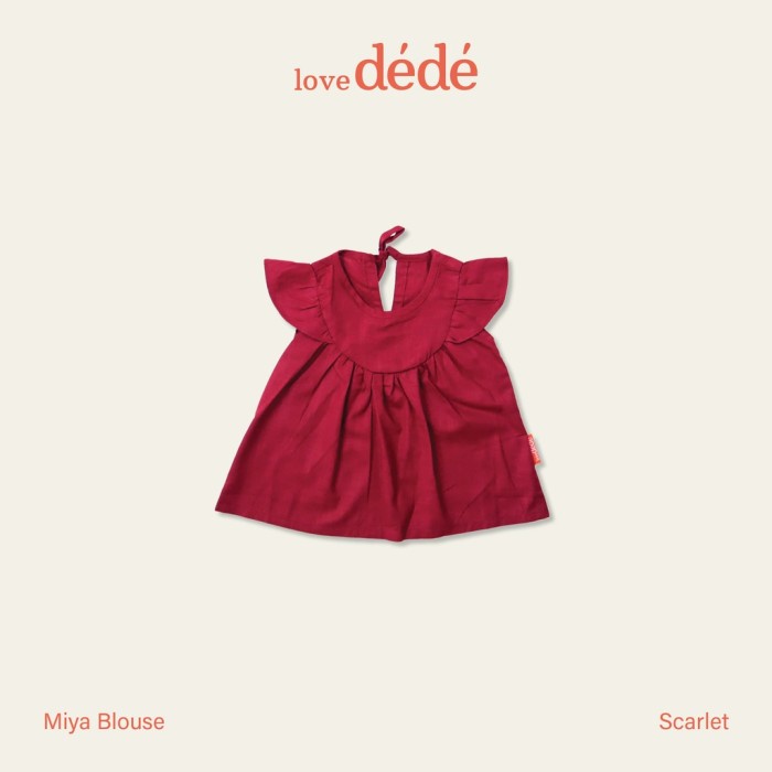 Lovedede - Miya Blouse - Atasan Blouse Bayi &amp; Anak Perempuan 6-12 bulan, 1,2,3 tahun