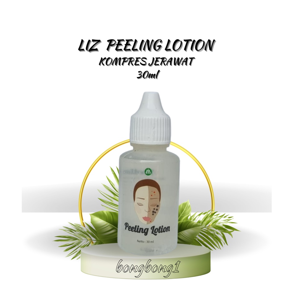liz skincare peeling lotion 30ml / skincare kompres jerawat