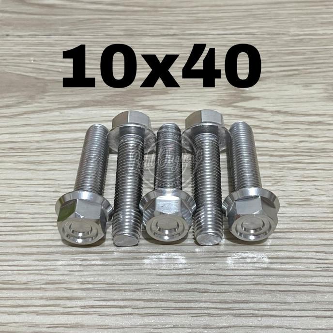 baut probolt hexagon matte ulir 10x40 drat 14 panjang 4 cm thailand sampoerna123 dijamin