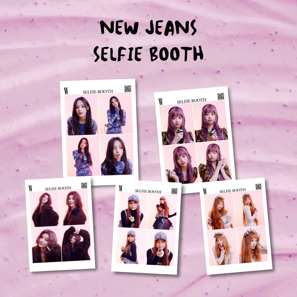 [kstuffind] NEW JEANS SELFIE BOOTH POSTCARD MURAH PHOTOMATIC DOUBLE STRIP PHOTOSTRIP A6