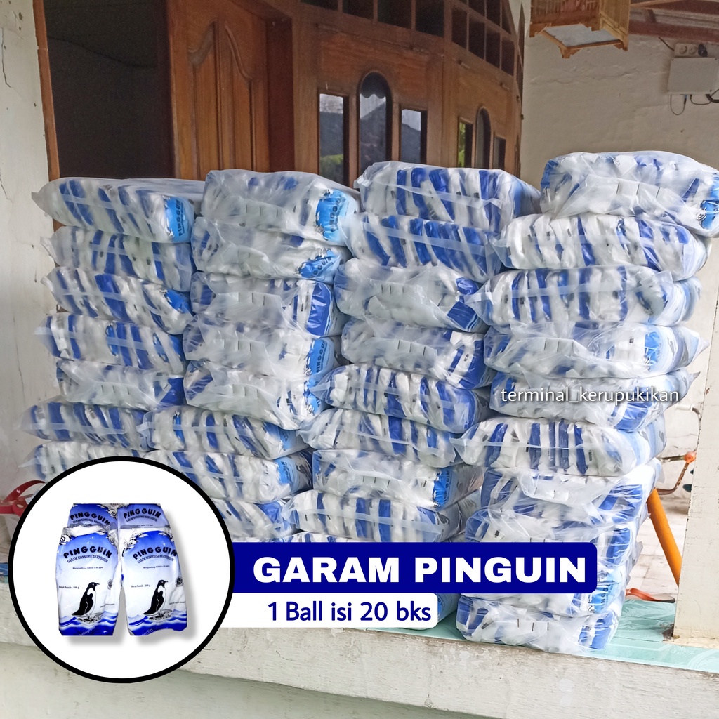 1 Ball Garam Dapur Pinguin isi 20pcs