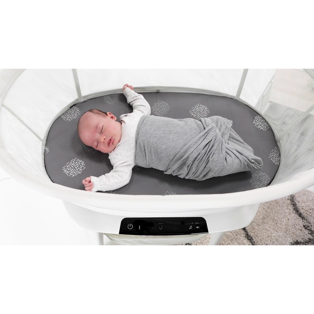 4moms mamaRoo Sleep Bassinet - Bed Crib Ranjang Electric Automated White Noise Speed Motion Keranjang Tidur Bouncer Tempat Tidur Anak Bayi