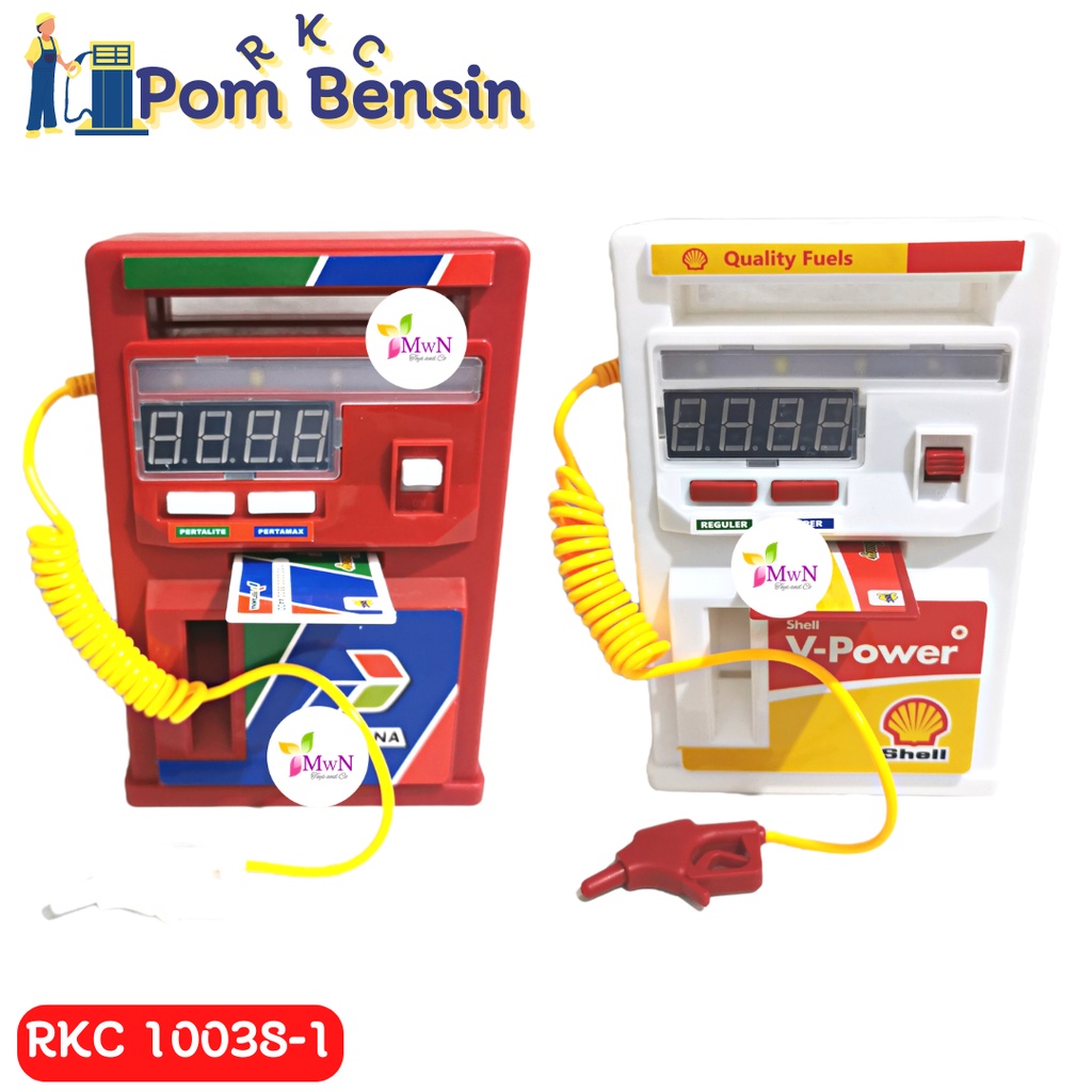 MWN Mainan Anak Pom Bensin Lampu dan Suara No.RKC 10038-1