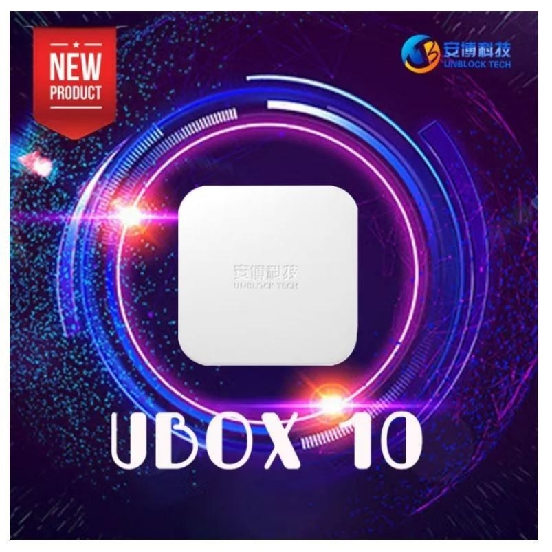 AKN88 - UNBLOCK TECH UBOX 10 PRO MAX - Android 12 TV Box - RAM 4GB ROM 64GB