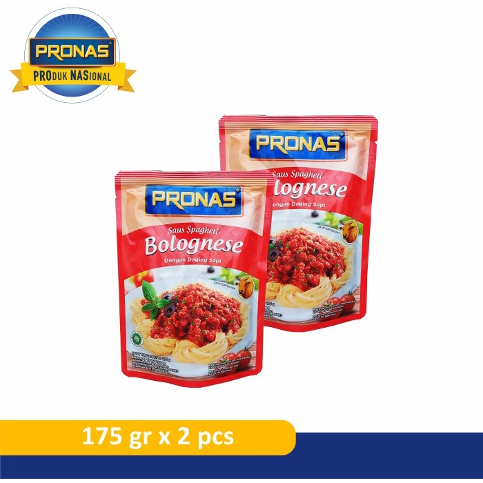 

Pronas Saus Bolognais dengan Daging Sapi 175 g bundling 2 pcs