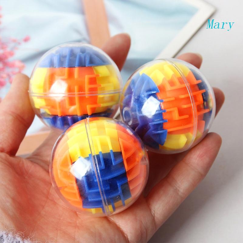 Mary 3-D Maze Walking Bead Cube Dekompresi Magic-Cube Puzzle Sensory Fidget Untuk Kecerdasan Kreatif Untuk Anak Laki-Laki G