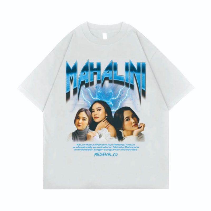 KAOS BAJU MAHALINI | T-SHIRT VINTAGE MUSISI OVERSIZE RAP TEE