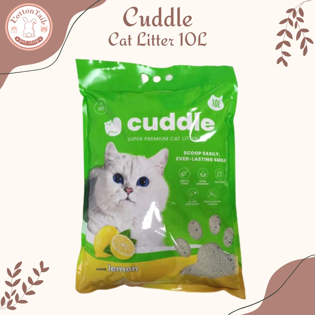 Pasir Kucing  Wangi Cuddle 10L Pasir Kucing Wangi &amp; Gumpal 10L