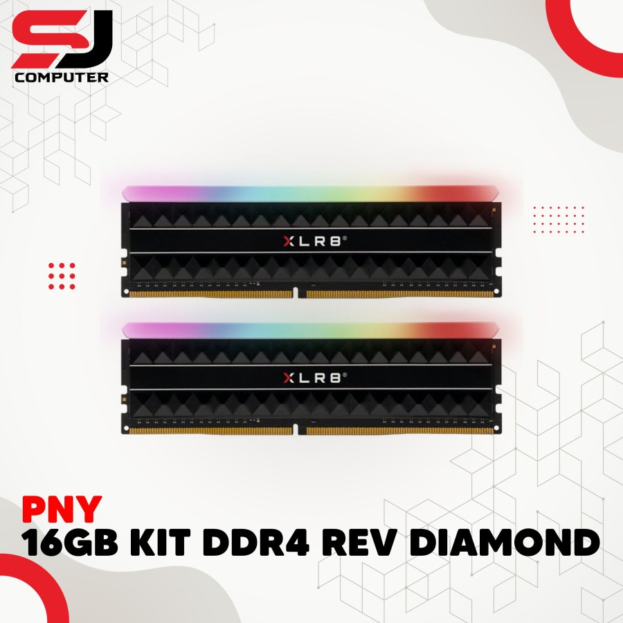 PNY DDR4 XLR8 GAMING REV DIAMOND RGB 16GB (2x8GB) 3200Mhz KIT