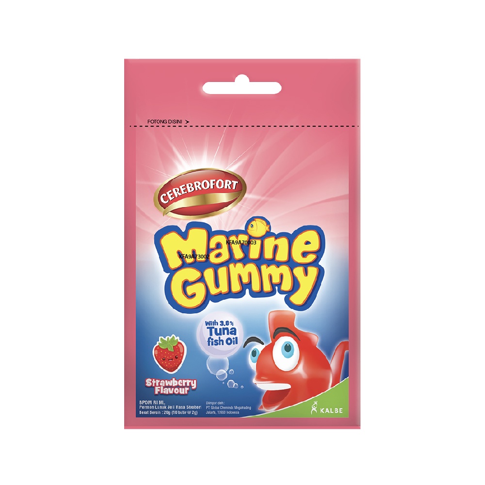 [BUY 3 Get 1] 3 Pack Cerebrofort Marine Gummy - Free 1s Marine Gummy