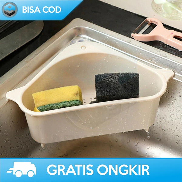 KERANJANG WASTAFEL MULTIFUNGSI WADAH TIRISAN BUAH SAYUR RAK PENGERING