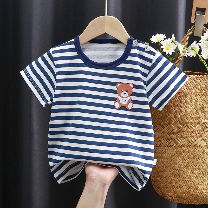 ByKiddos - Atasan Kaos Anak Laki-Laki Lengan Pendek Import / Kaos Distro Anak / Baju Bayi Impor 0-4 Tahun