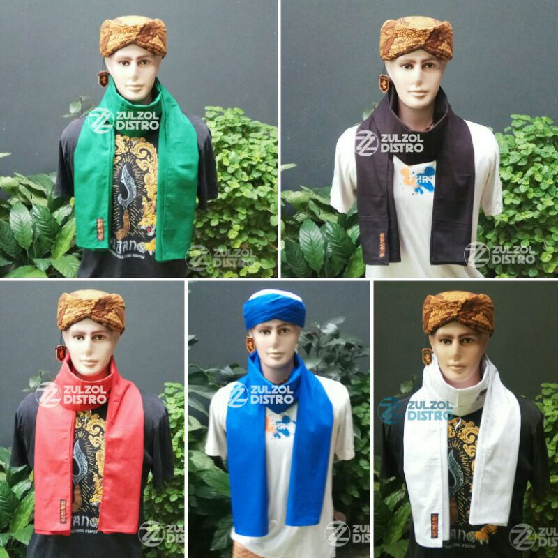 Jual Sorban Polos Model Selendang Panjang Ukuran 200 x 60 cm Kain Katun
