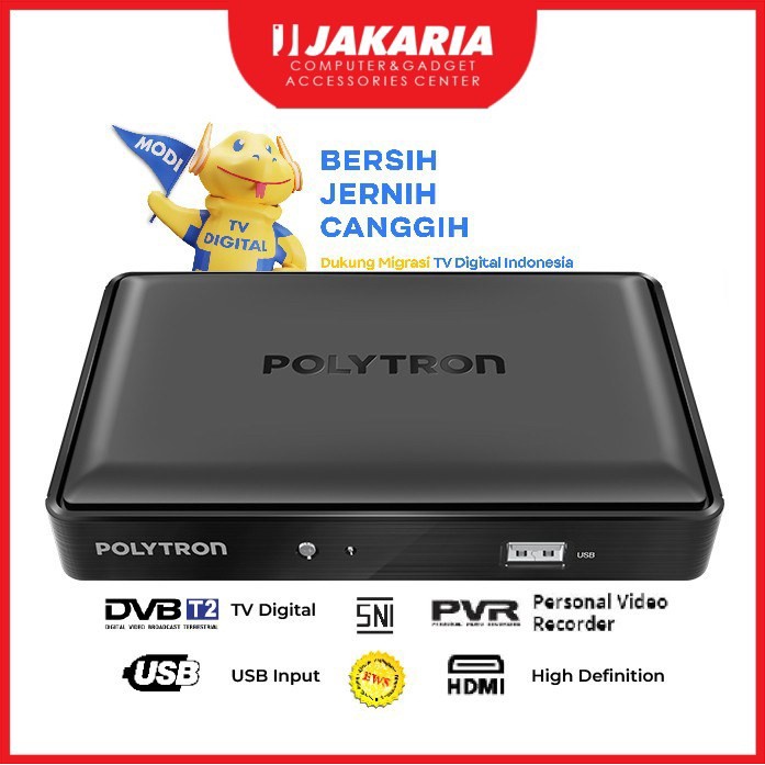 Set Top Box Polytron 620t2 STB Set Box TV Digital Receiver Original