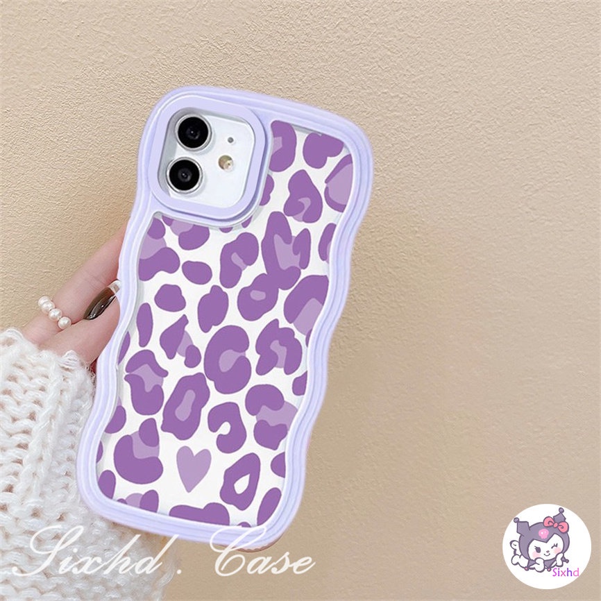 Redmi 12C 11A 10C 9T 9C Note 12 11s 11 10 9 8 Pro 10A 10 9A 9  A2 A1 Xiaomi 11Lite 12T 12Lite 11T 10T Poco M3 F3 X5 X4 X3 Pro Ins Purple Oil Painting Leopard Soft Shockproof Cover