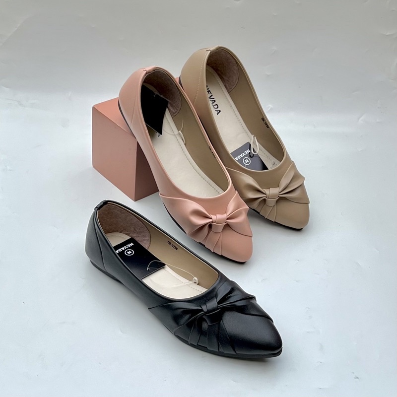 Sepatu wanita terbaru model Flat brand matahari original cantik