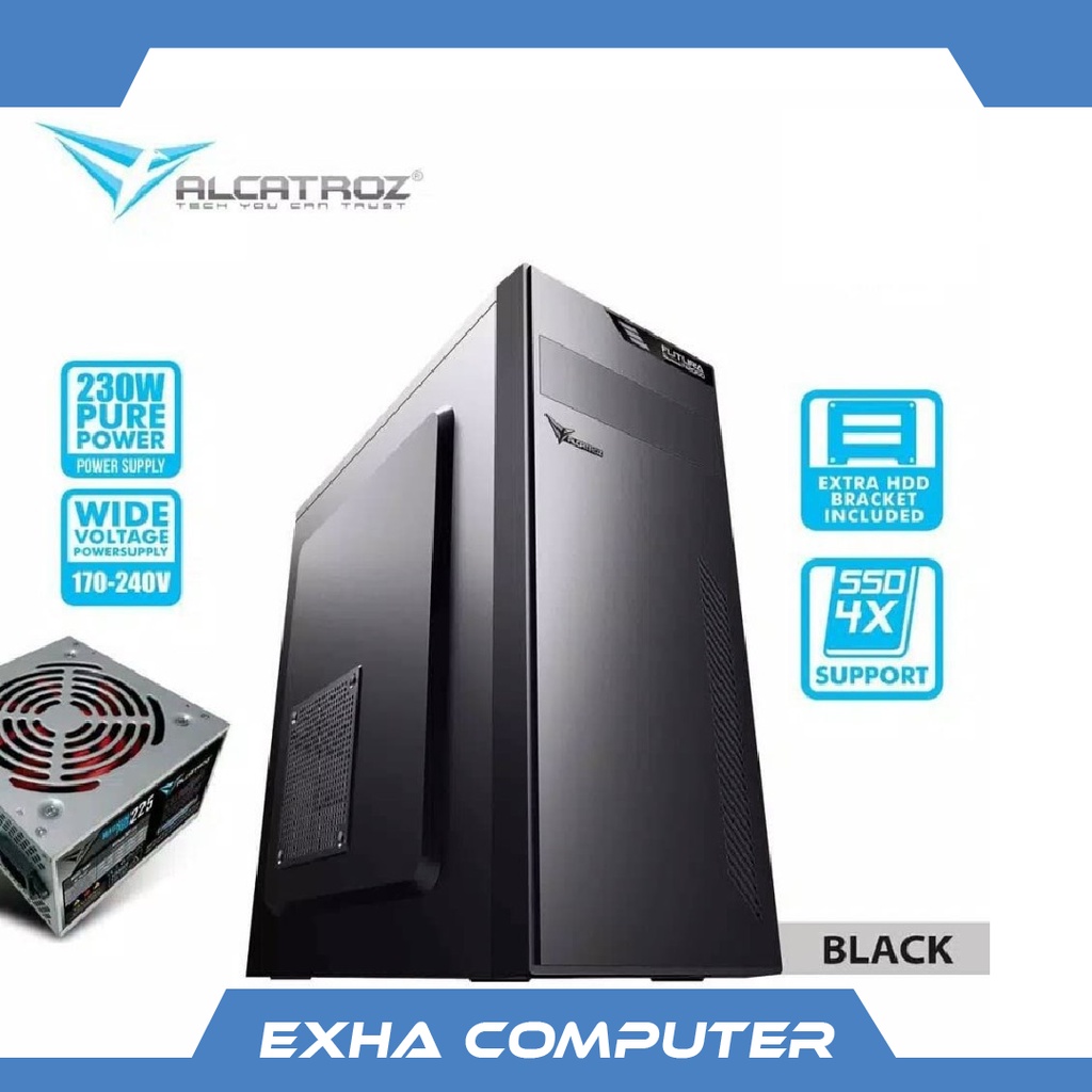 Casing Alcatroz Futura Black N2000
