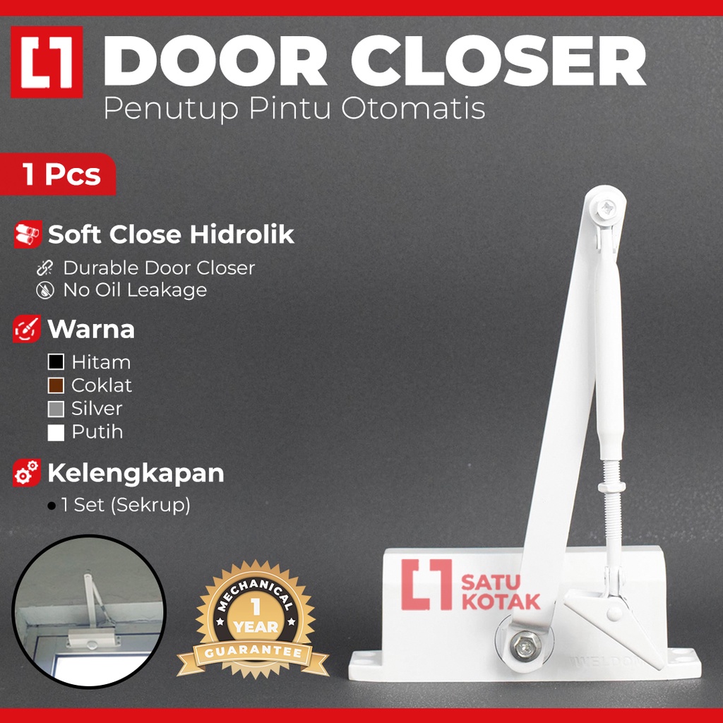 Door Closer HO Hold Open Penutup Engsel Pintu Otomatis 168 - Weldom