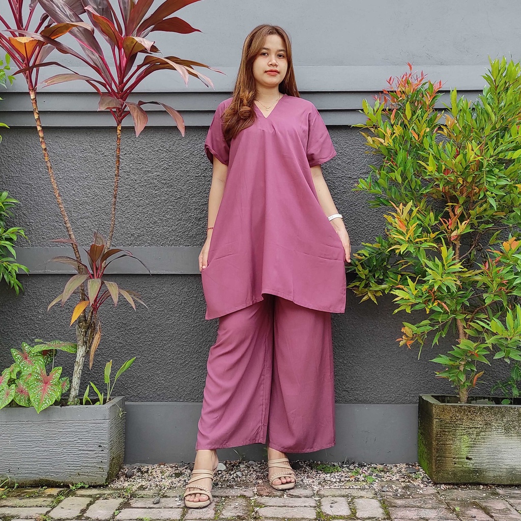 Setelan Camila Rayon Bali