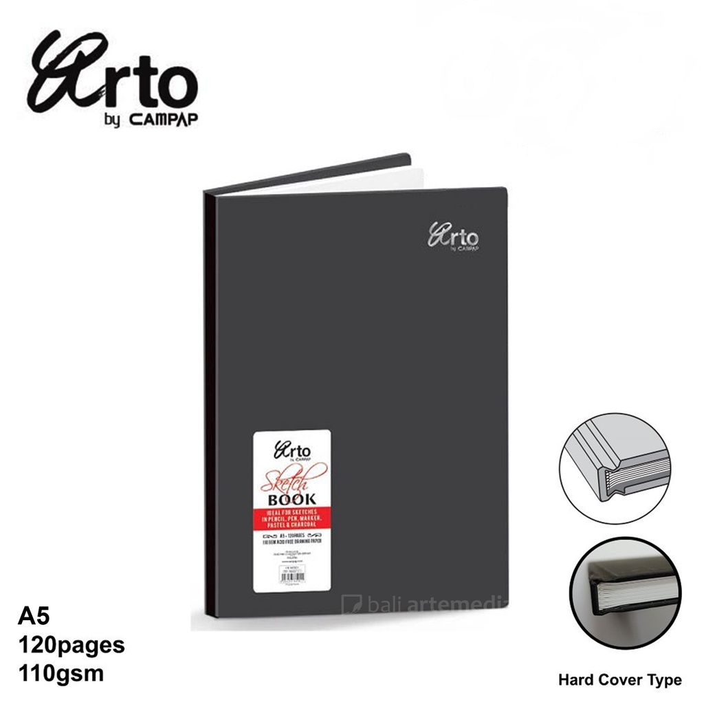 Sketch Book Arto Hard Cover A5