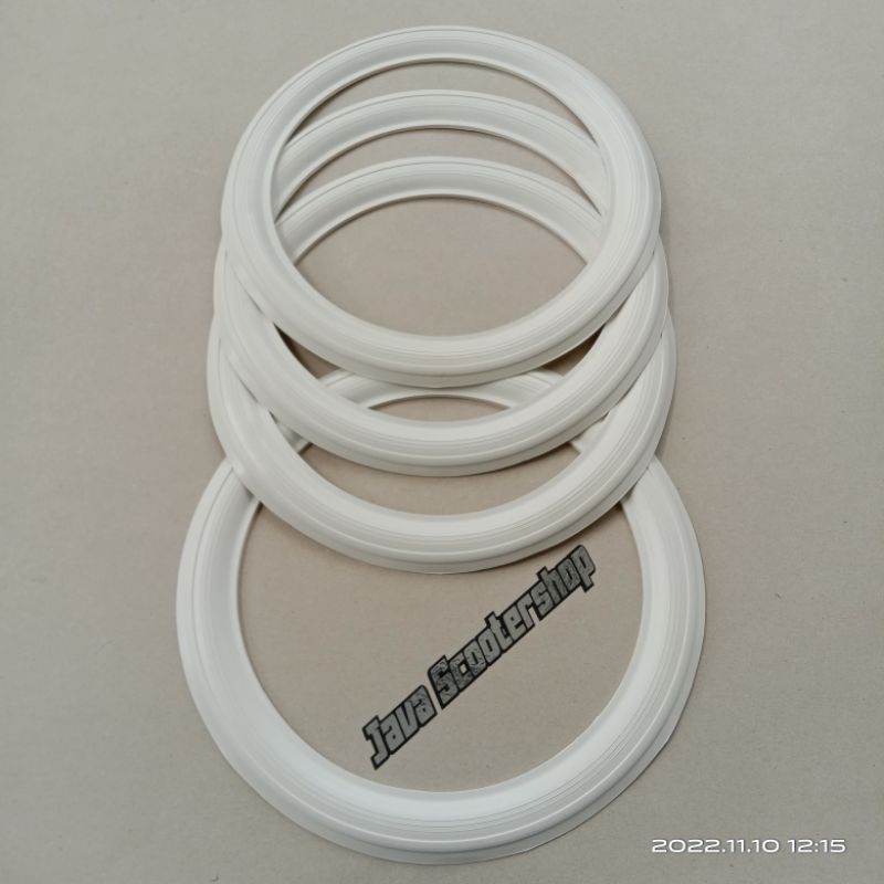Lis Ban Vespa / White Wall Ring 11 / Aksesoris Vespa